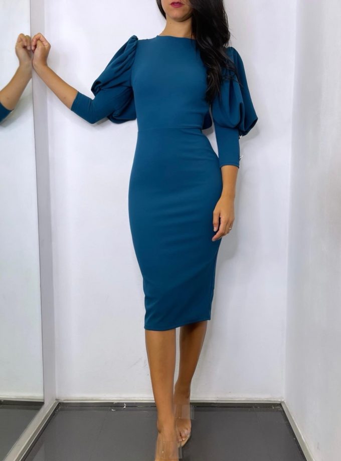 Vestido Midi Botones