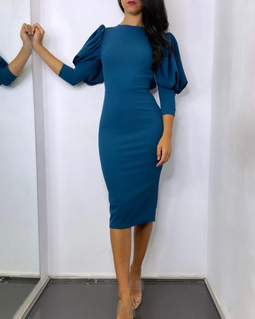 Vestido Midi Botones - Imagen 14