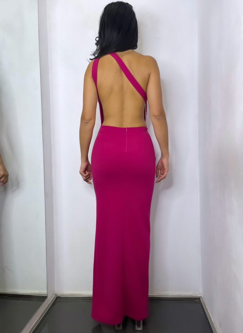 Vestido Yakarta Asimetrico Abertura - Imagen 6