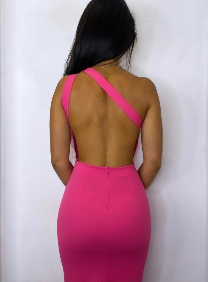 Vestido Yakarta Asimetrico Abertura