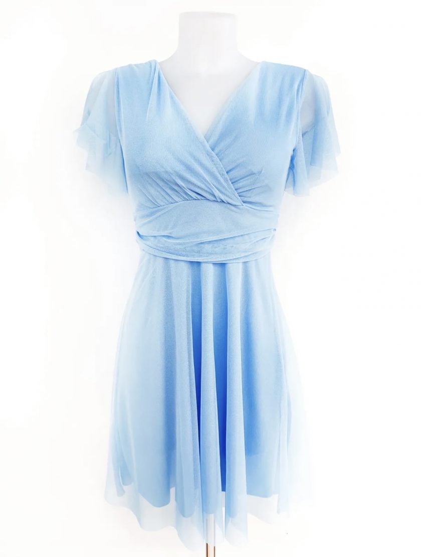 Vestido Tul Mangas Corto - Imagen 27