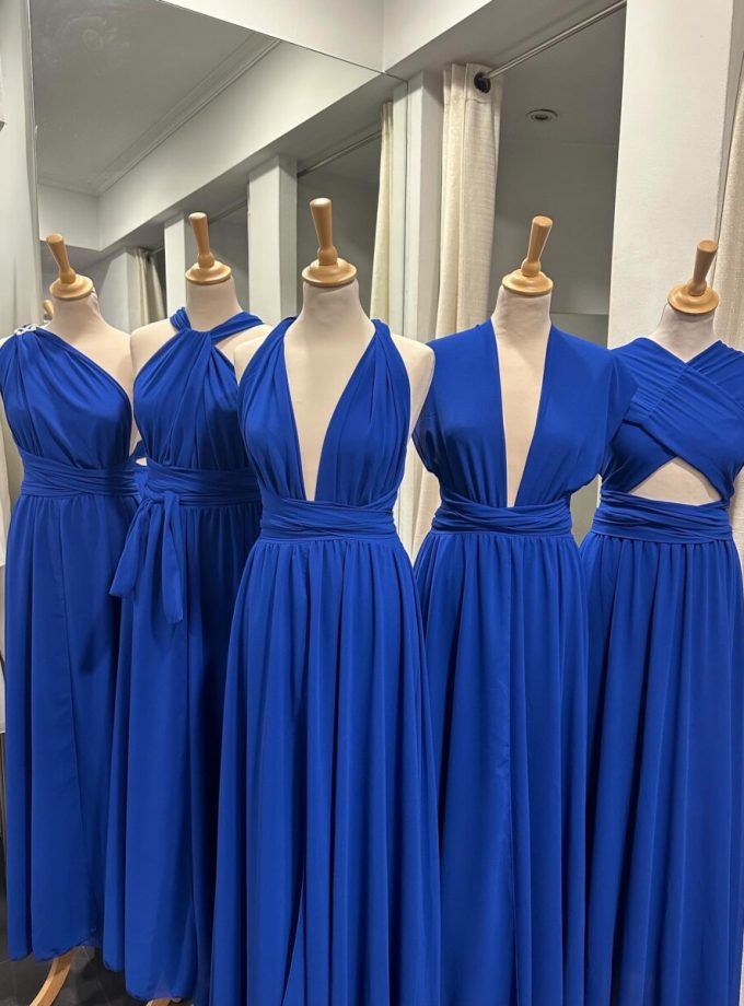 Vestido Multiposición Gasa Abertura