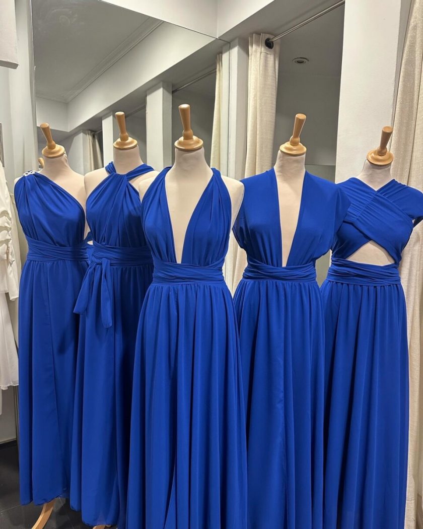 Vestido Multiposición Gasa Abertura