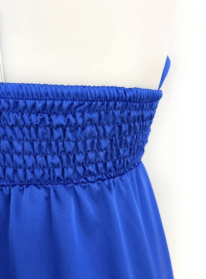 Vestido Seda Pecho Cruzado