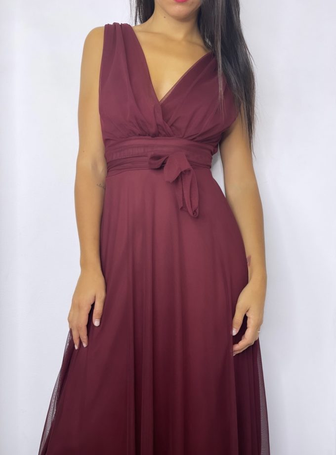 Vestido Tul Basic Cintura