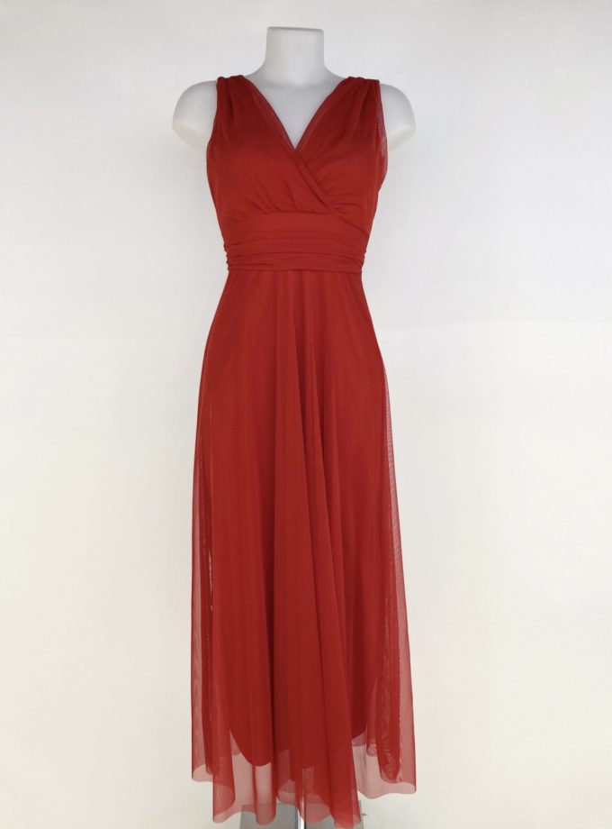 Vestido Tul Basic Cintura