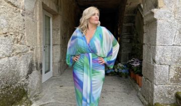 Vestido Estampado Curvy Midi