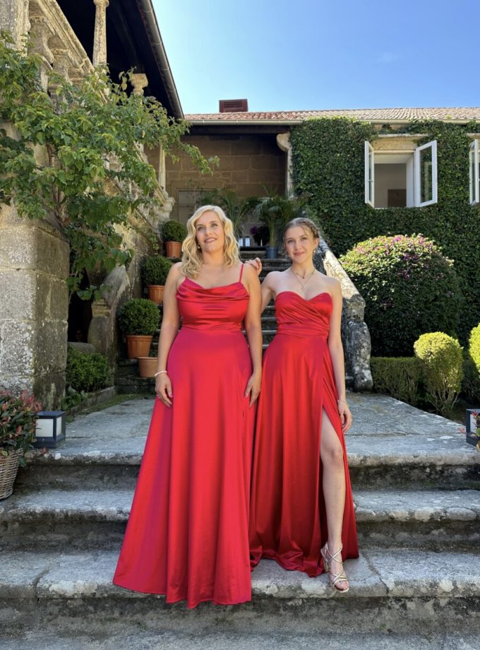 Vestido Seda Drapeado