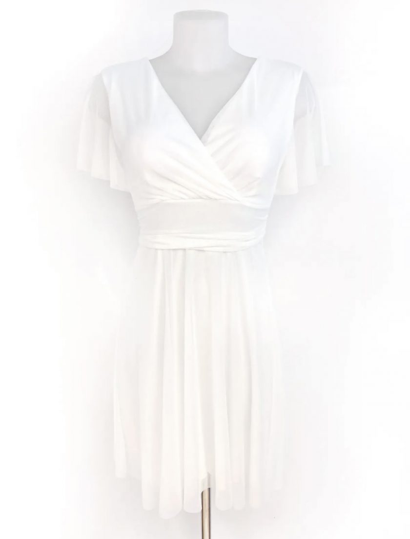 Vestido Tul Mangas Corto - Imagen 28