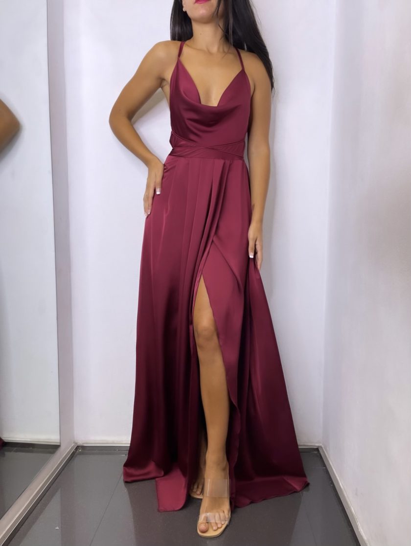 Vestido Seda Pliegues - Imagen 12