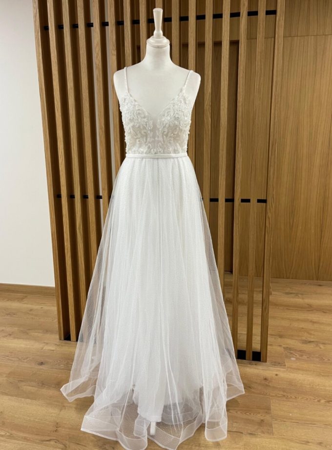 Vestido Princesa Encaje Novia