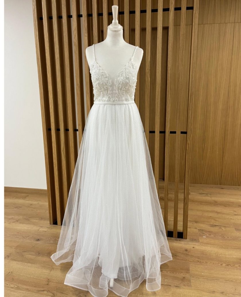 Vestido Princesa Encaje Novia