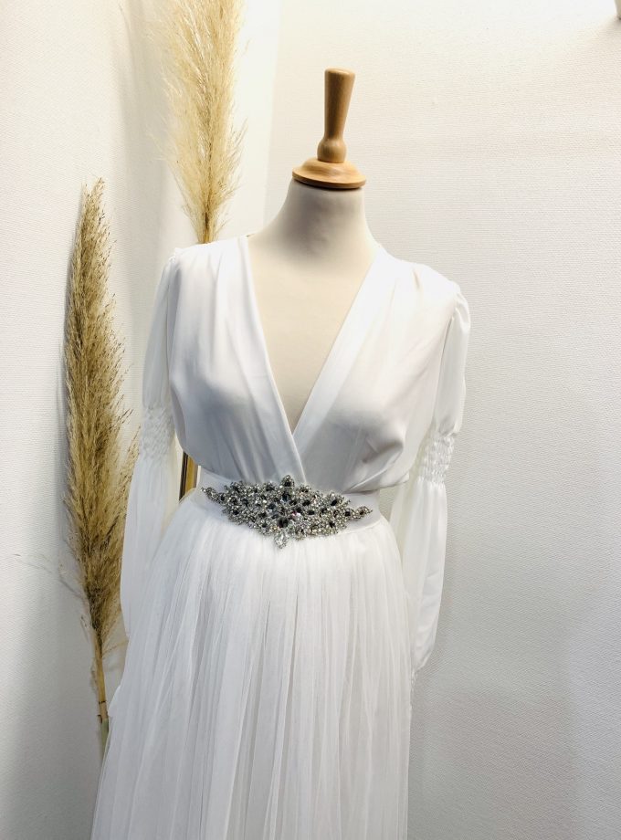 Cinturón Pedrería Novia Cruz Central