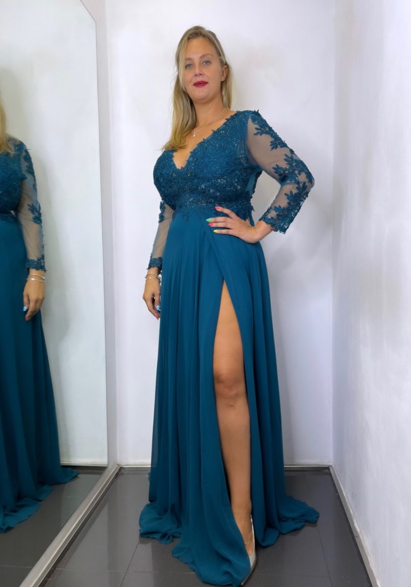Vestido Dama Mangas Curvy - Imagen 5