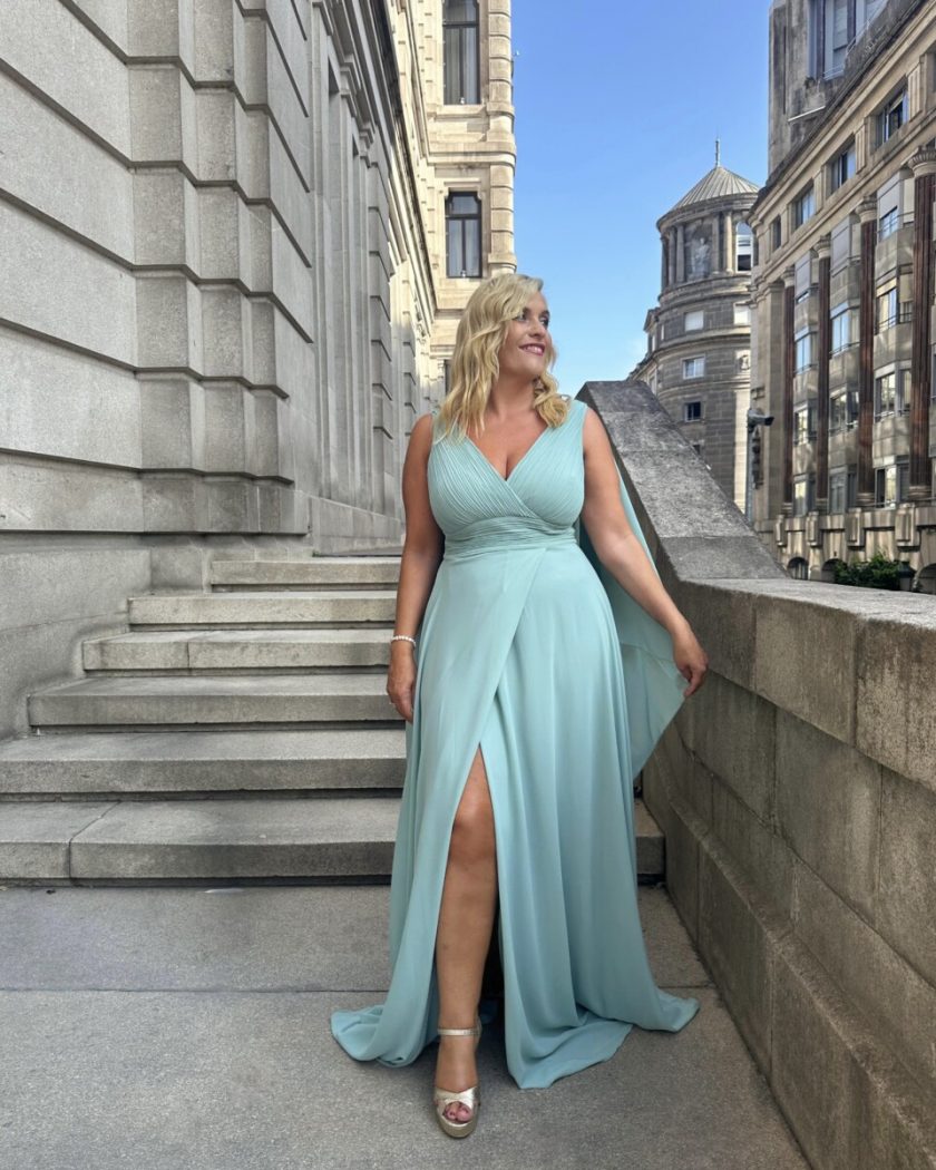 Vestido Analia Abertura Curvy - Imagen 34