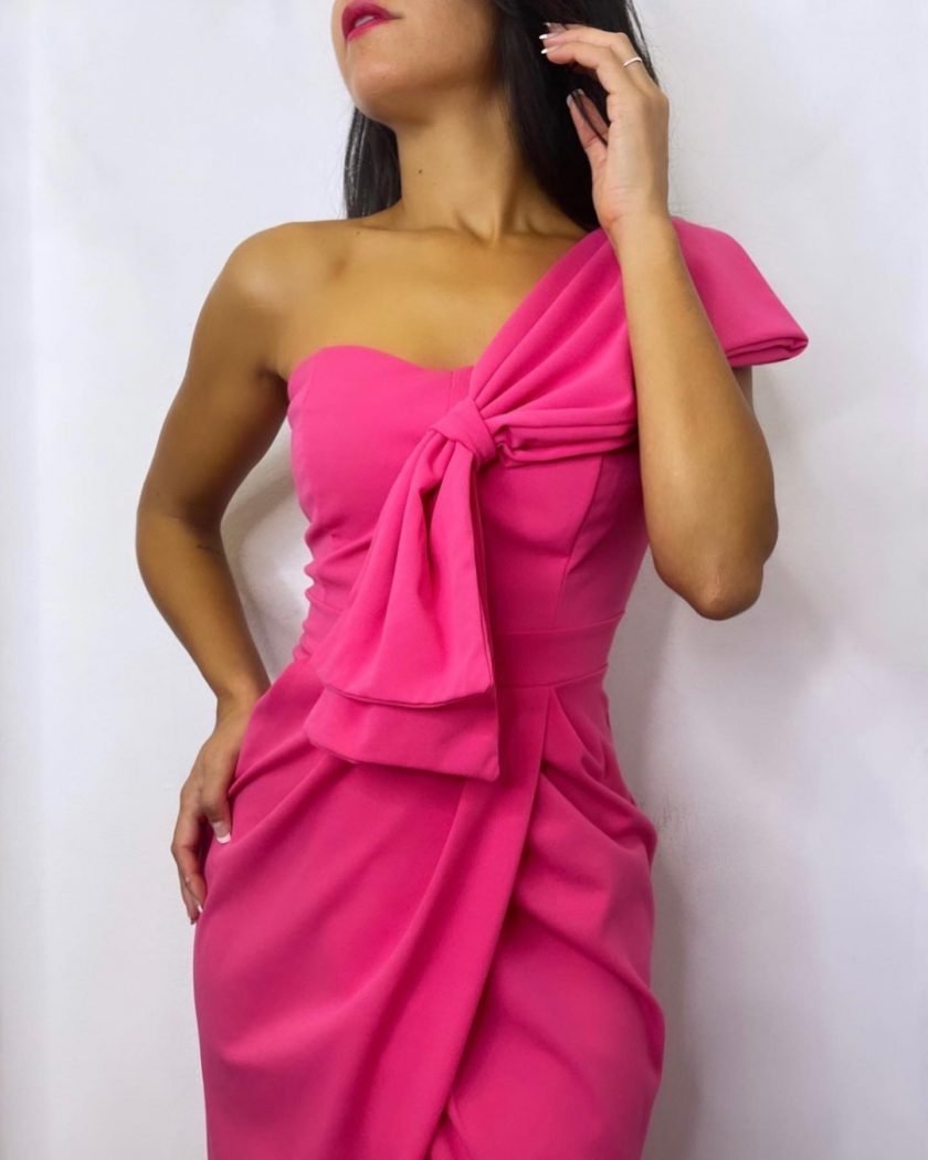 Vestido Yakarta Asimétrico Lazo - Imagen 7