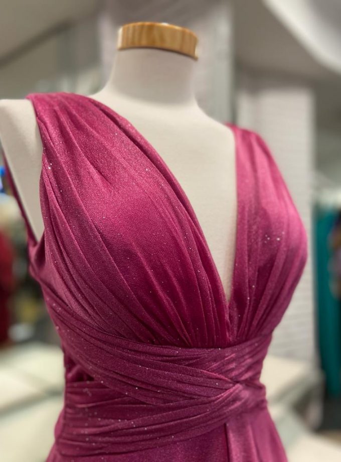 Vestido Dalia Escote Brillo