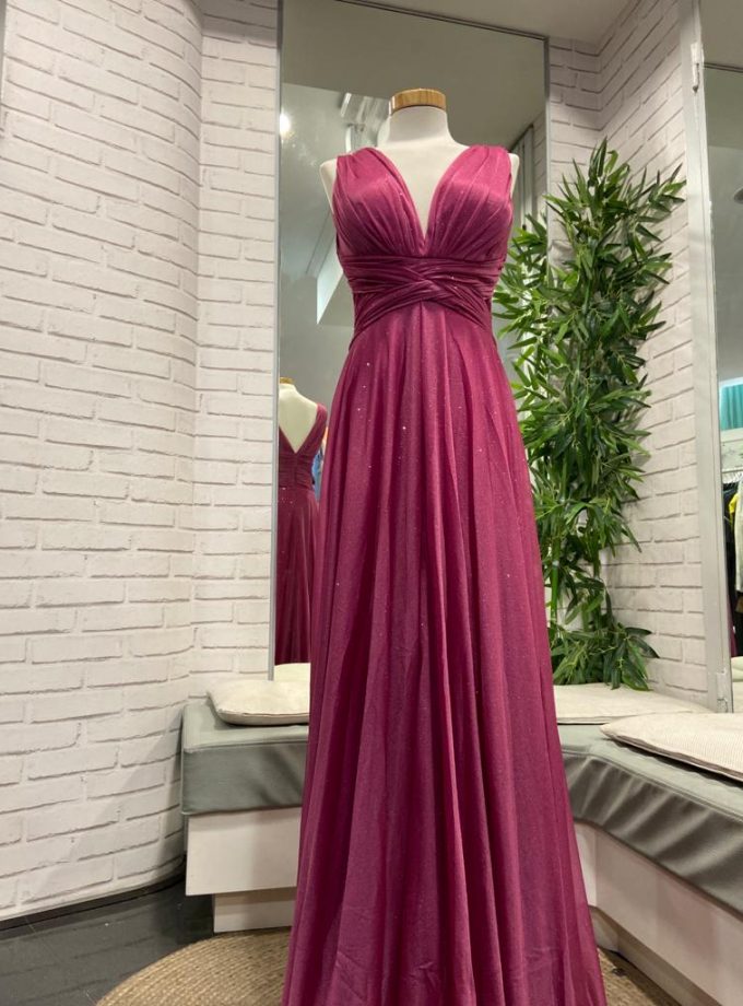 Vestido Dalia Escote Brillo