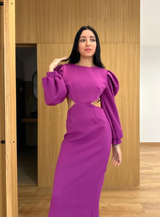 Vestido Fancy Aberturas Midi