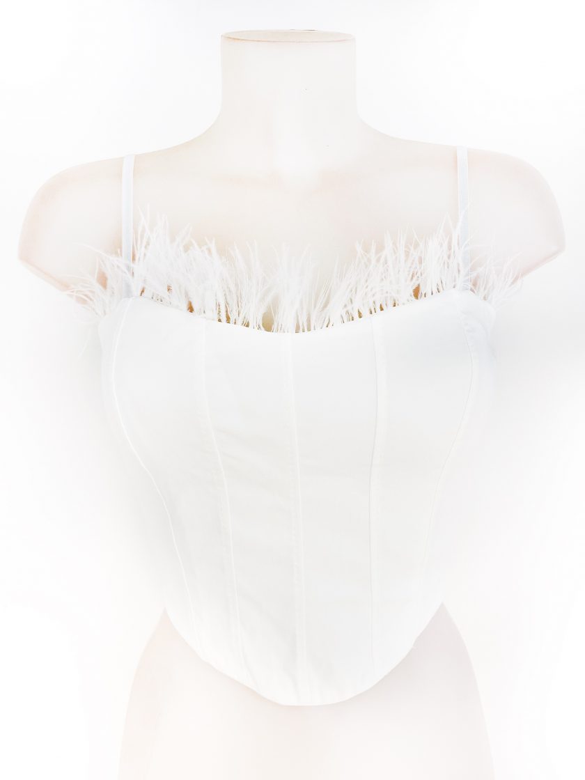 Top Corsé Plumas - Imagen 8
