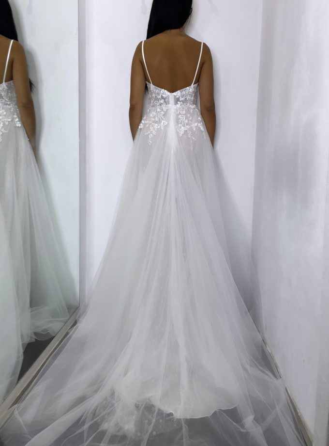 Vestido Novia Tul Tirantes