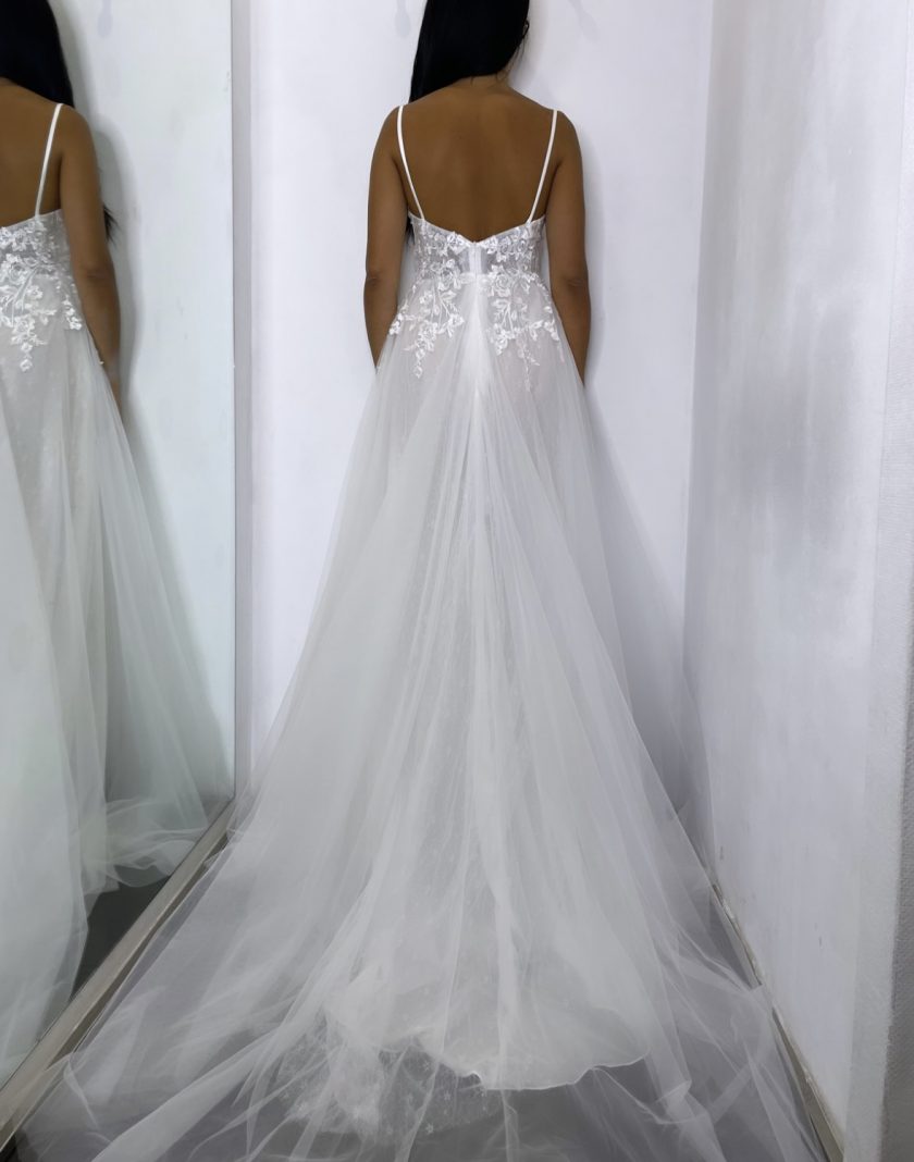 Vestido Novia Tul Tirantes - Imagen 8