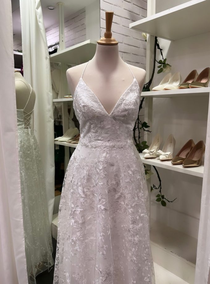 Vestido Novia Encaje Flores