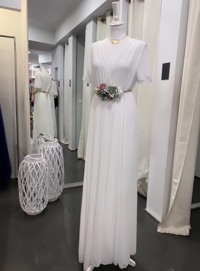 Vestido Bella Mangas Novia