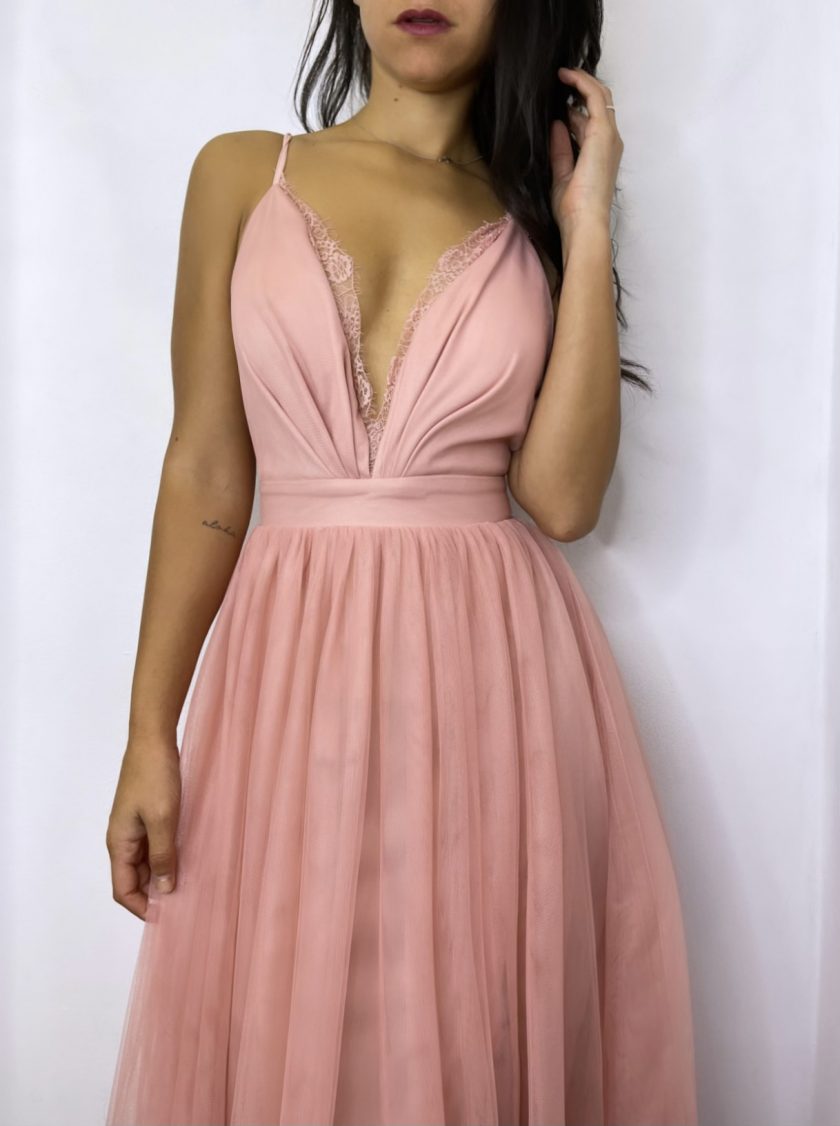 Vestido Tul Encaje - Imagen 3