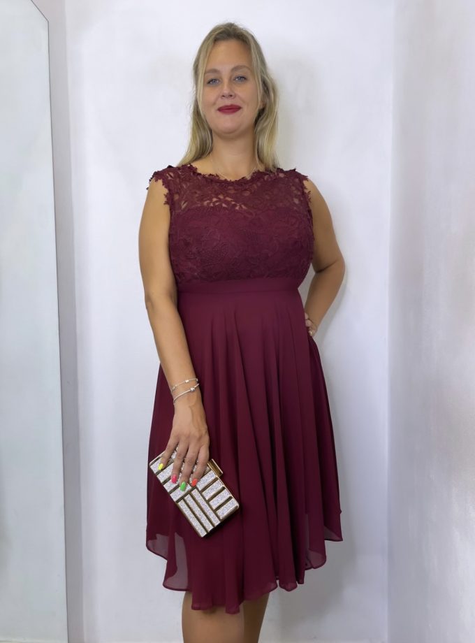 Vestido Encaje Corto Curvy
