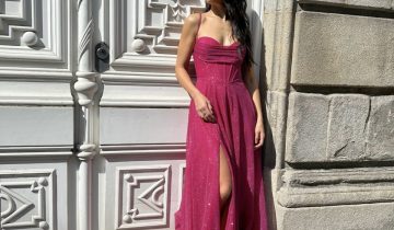 Vestido Brillo Varillas