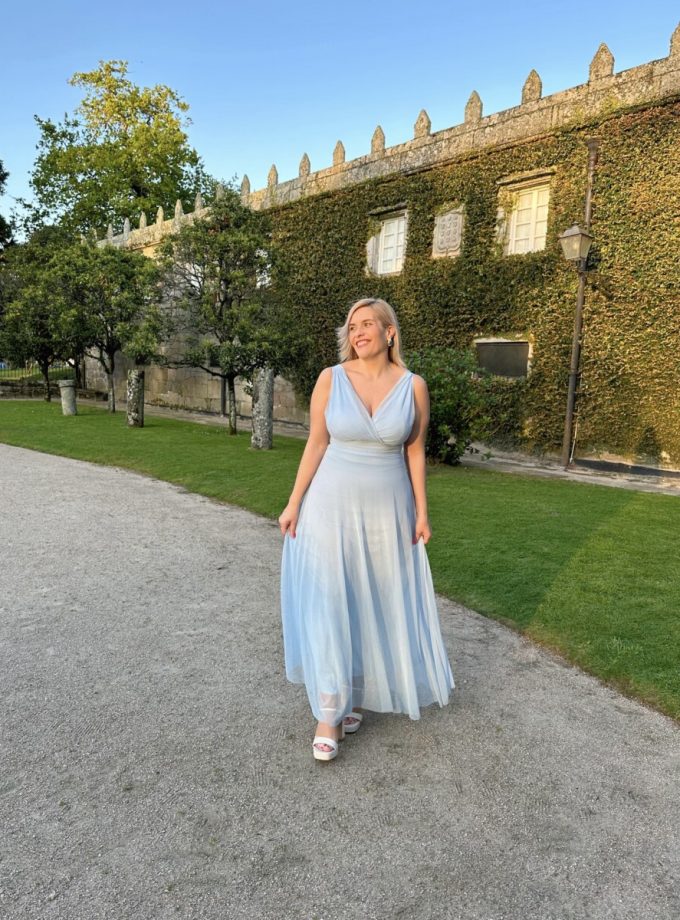 Vestido Tul Basic Cintura