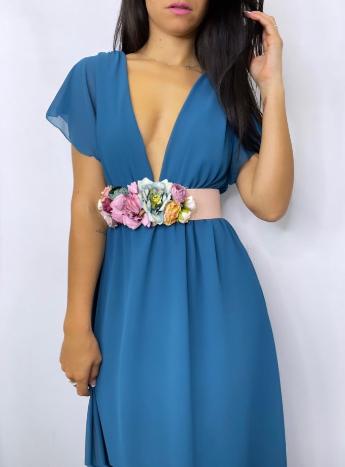 Vestido Bella Manga Corta