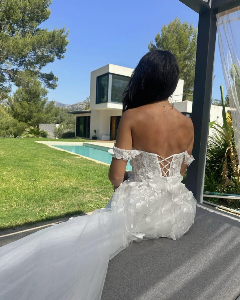 Vestido Hojitas Novia - Imagen 10