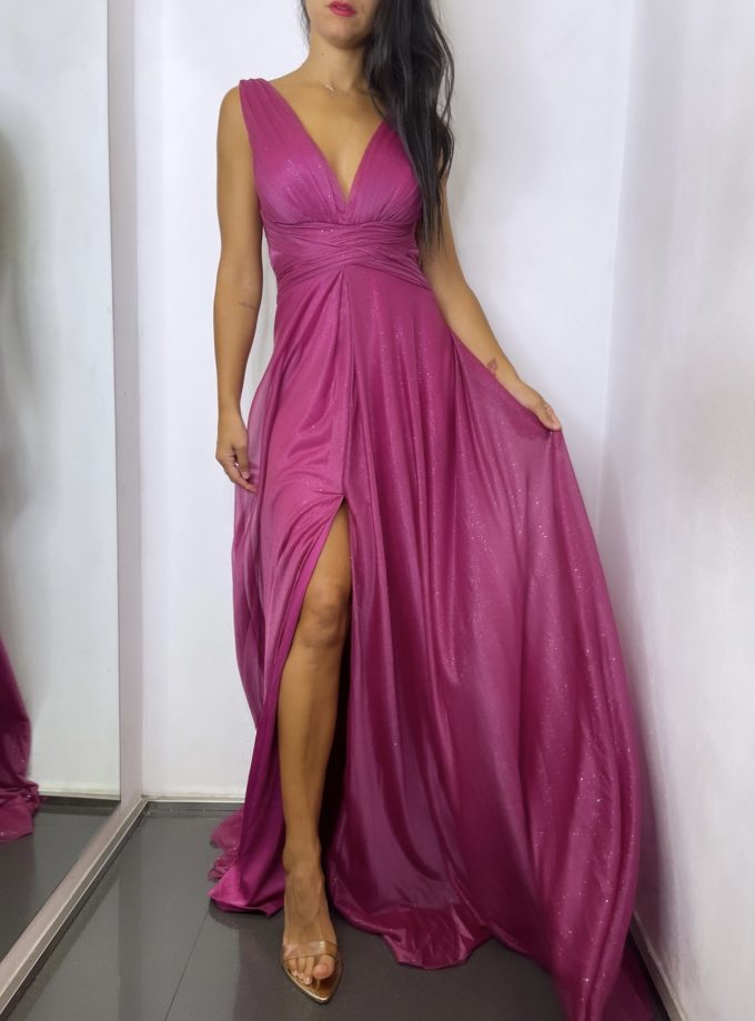 Vestido Dalia Escote Brillo