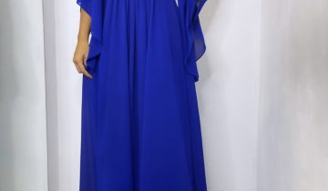 Vestido Gasa Mangas