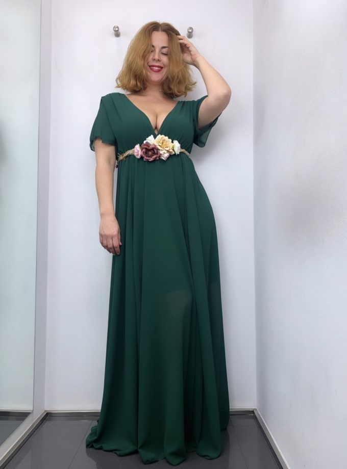 Vestido Bella Manga Corta