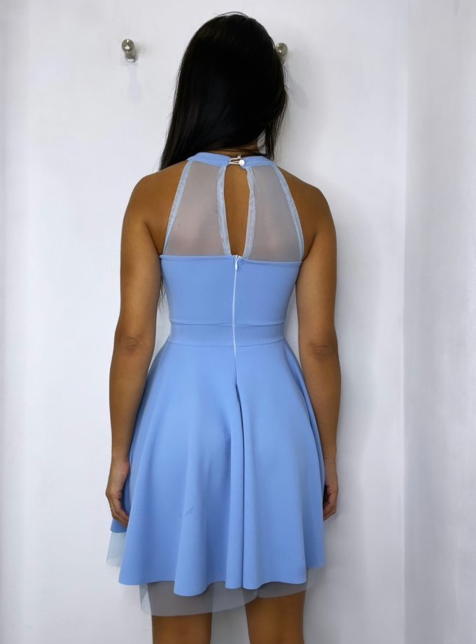 Vestido Halter Vuelo Tul