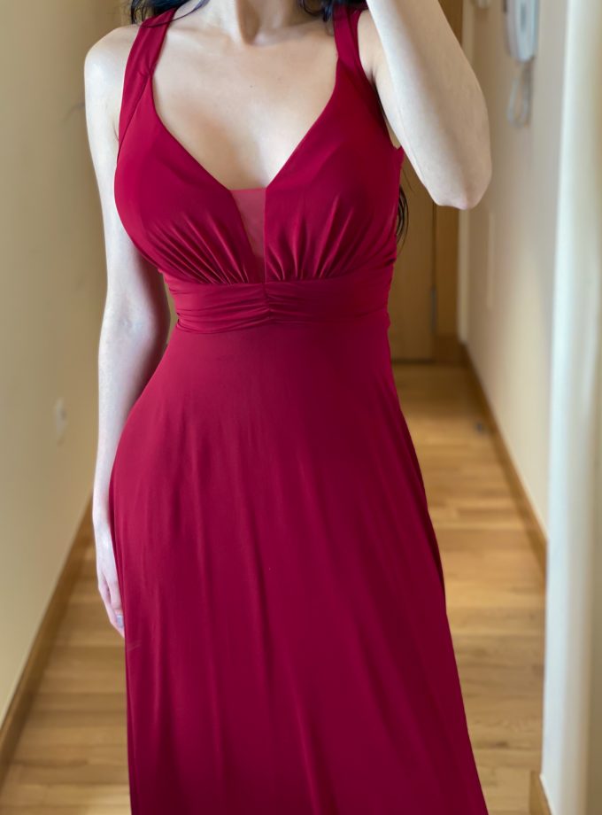 Vestido Espalda Flores