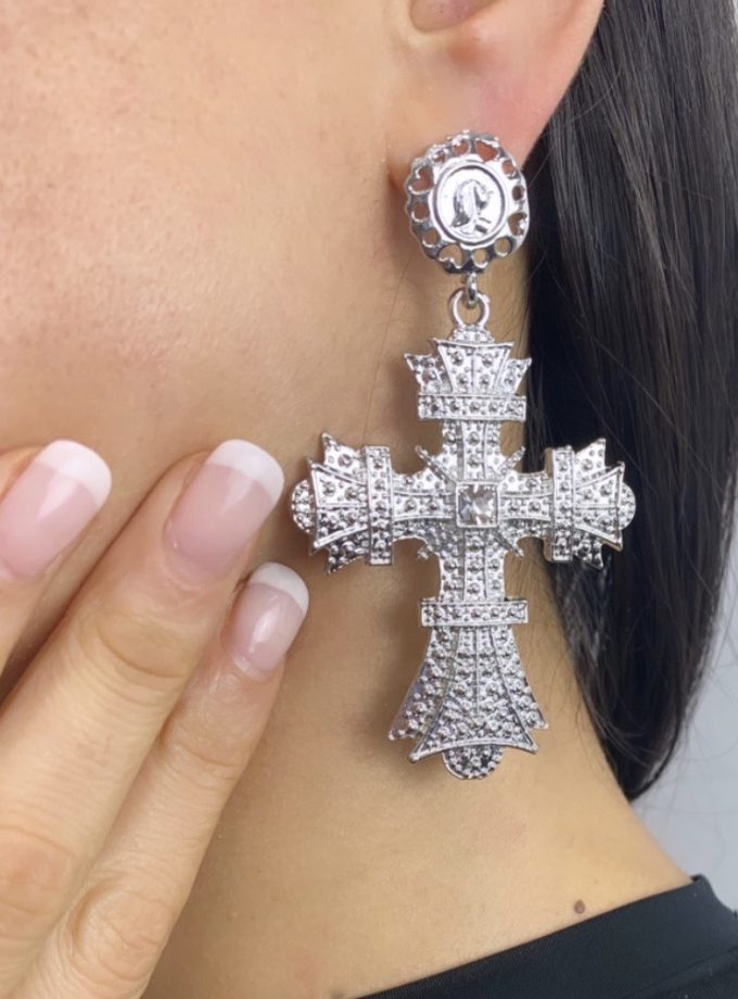 Pendientes Cruz Barroca