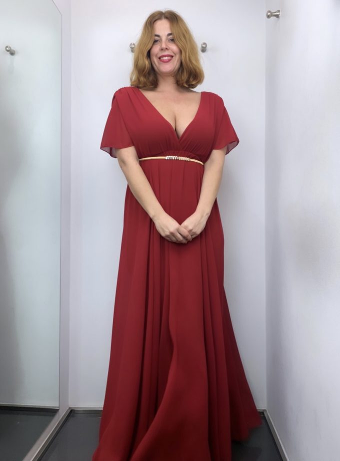 Vestido Bella Manga Corta