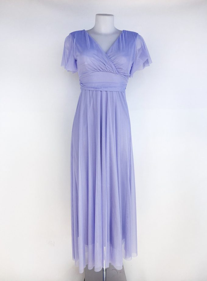 Vestido Tul Basic Mangas