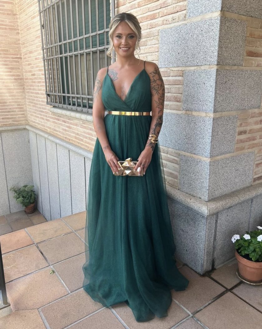 Vestido Tul Brillos - Imagen 2