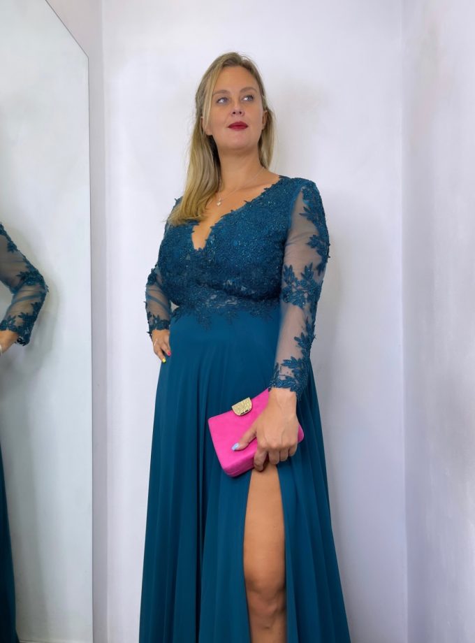 Vestido Dama Mangas Curvy