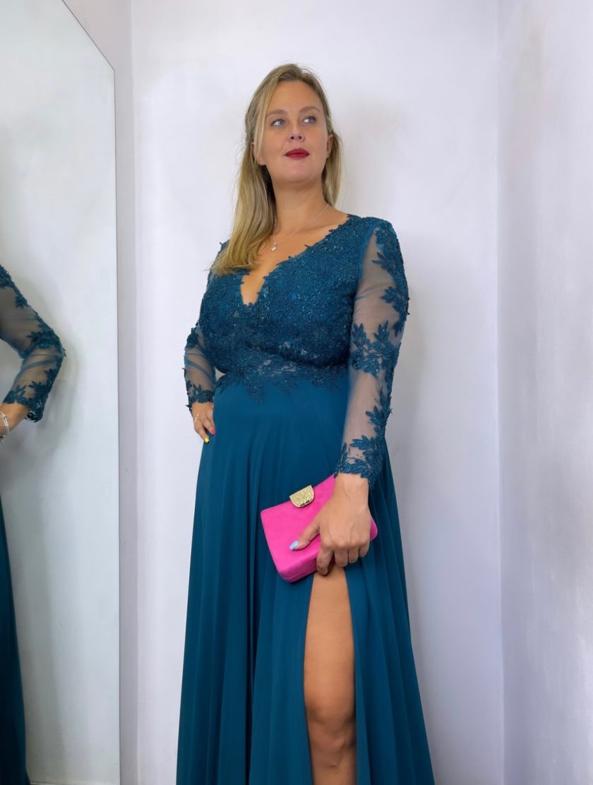 Vestido Dama Mangas Curvy - Imagen 4