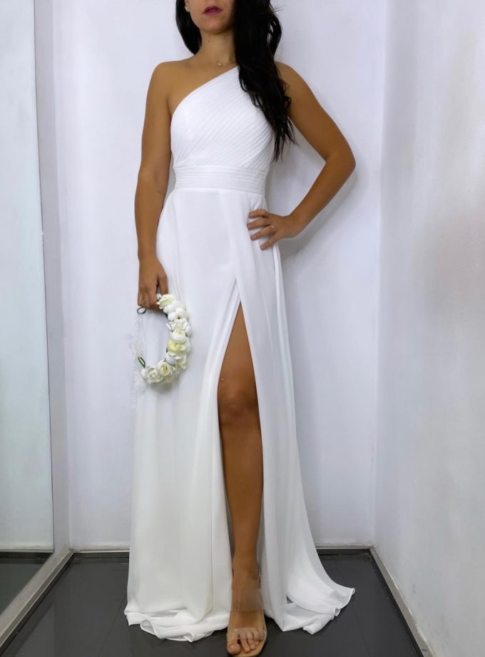Vestido Antía Abertura Novia