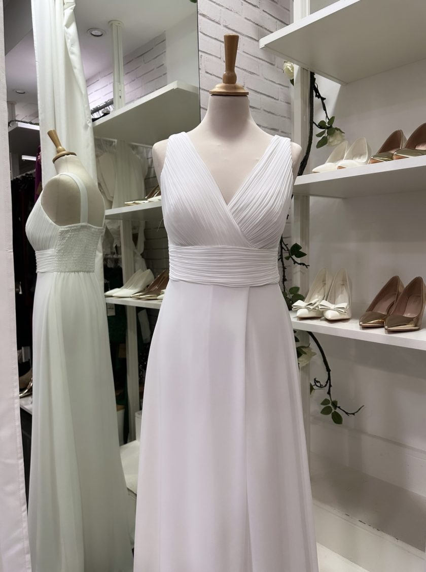 Vestido Analia Abertura Curvy Novia - Imagen 5