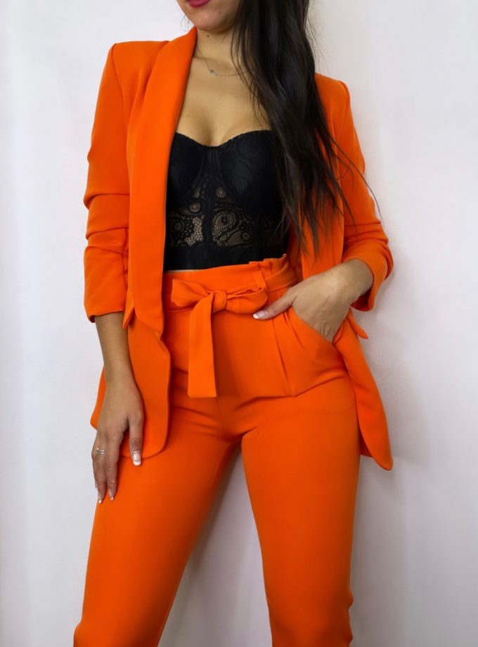 Traje Paris Manga Fruncida