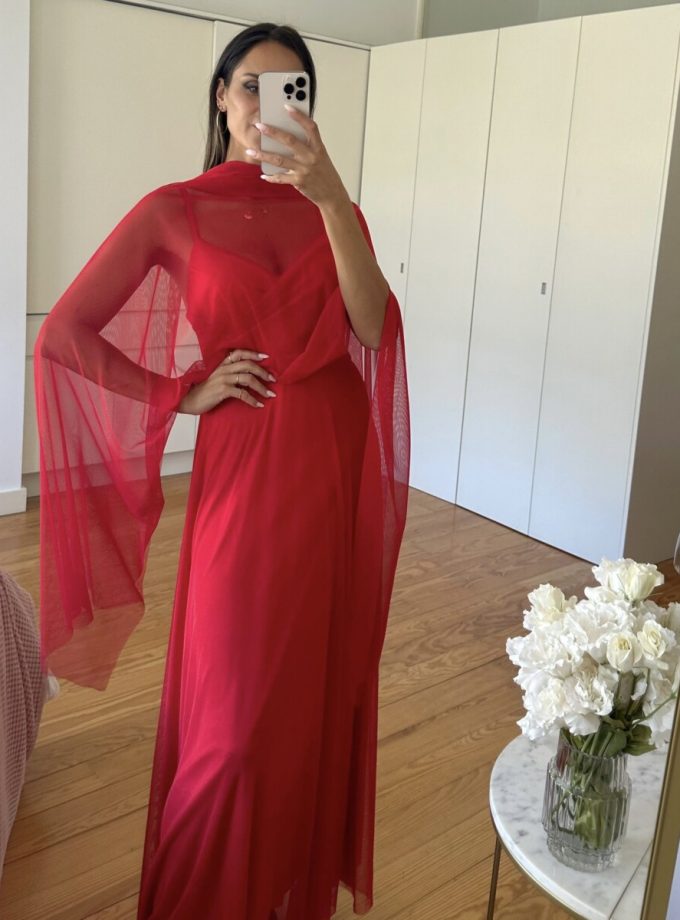 Vestido Tul Basic Tirantes