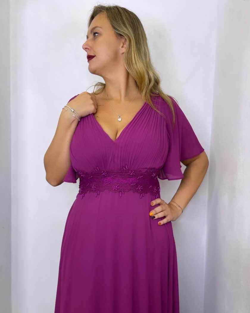 Vestido Cintura Encaje Curvy - Imagen 3